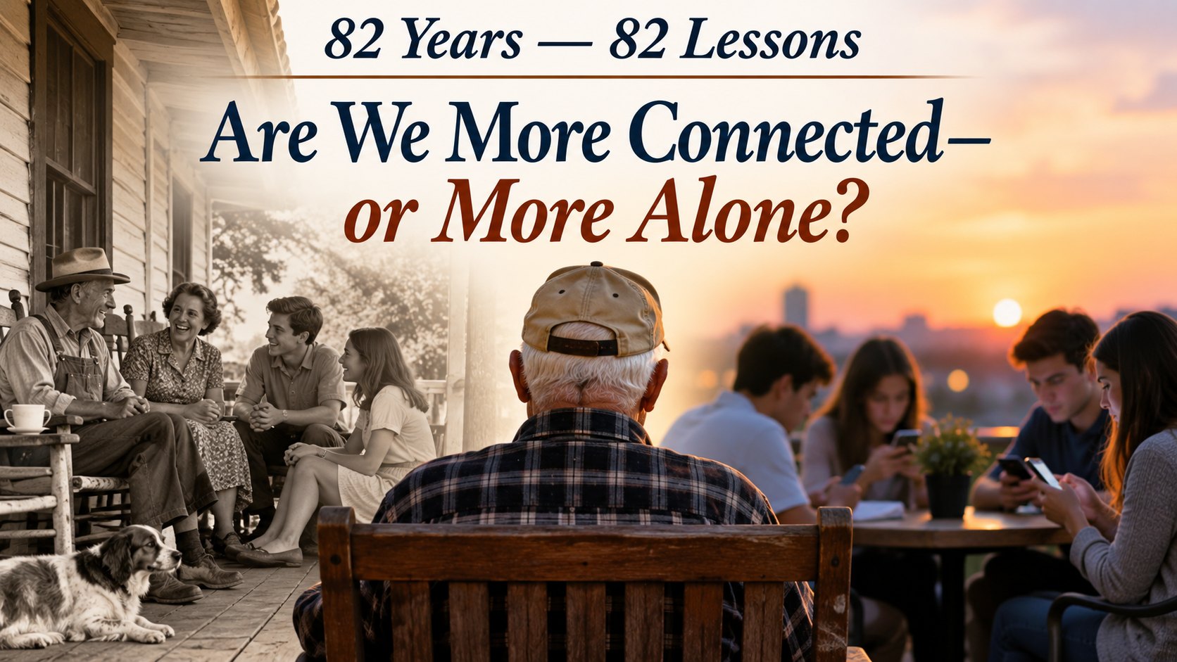 82 Years — 82 Lessons Are We More Connected—or More Alone?