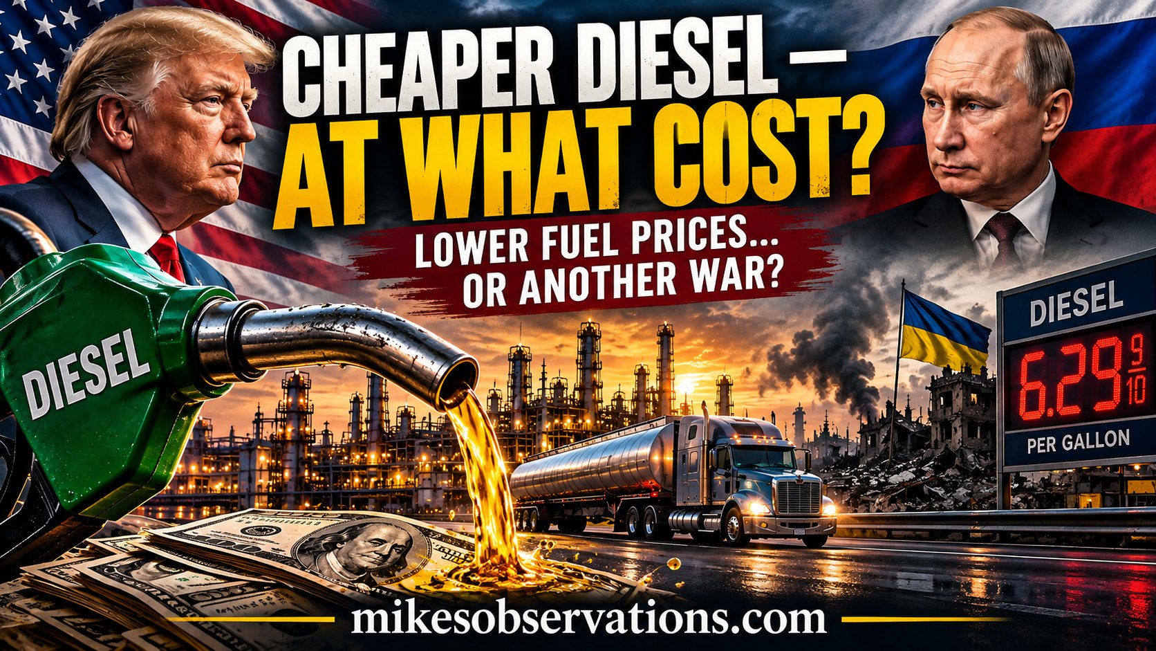 Are We Buying Cheaper Diesel—or Financing Another War?