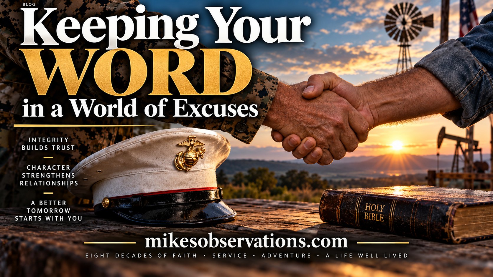 82 Years — 82 Lessons: Keeping Your Word in a World of Excuses