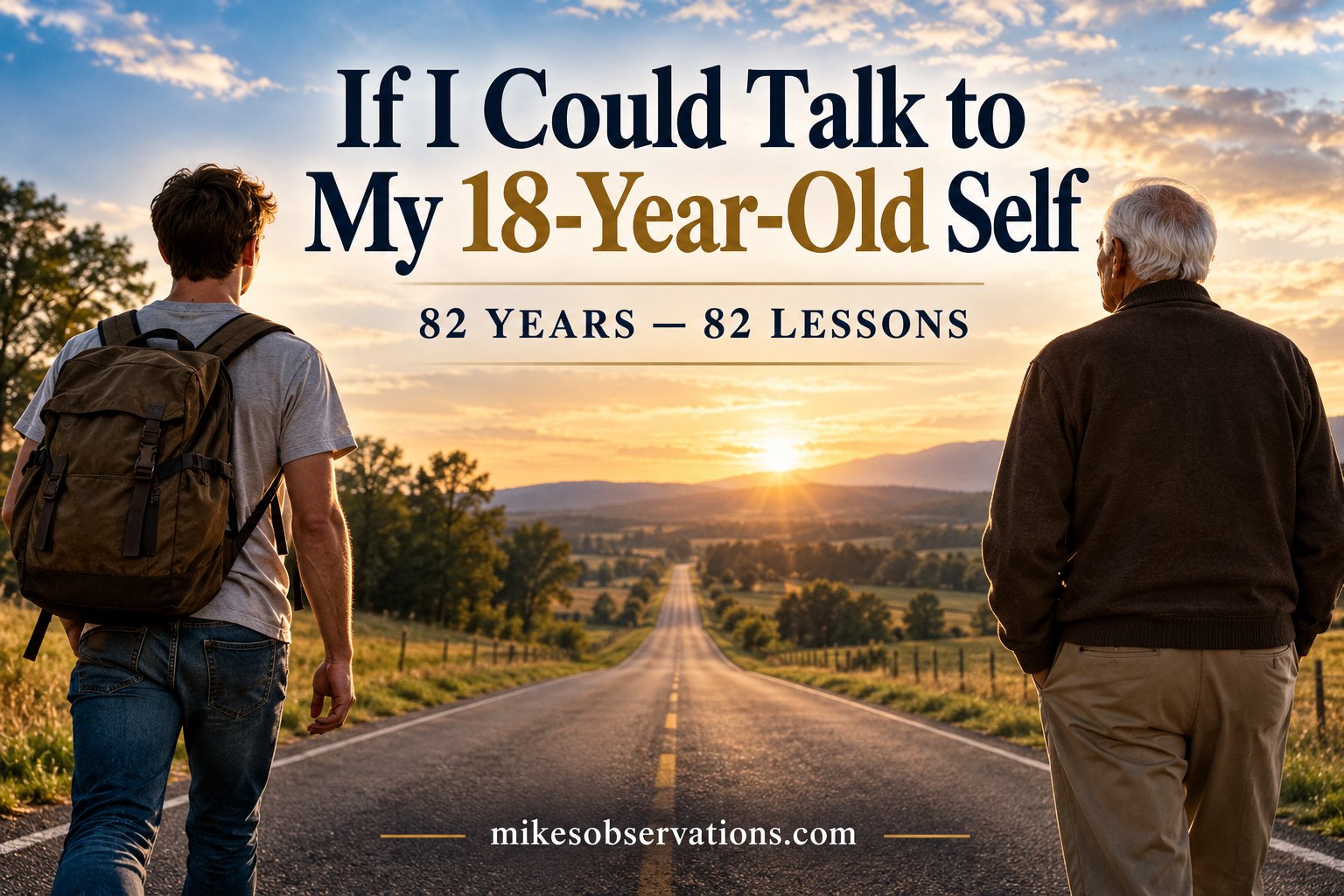 If I Could Talk to My 18-Year-Old Self 82 Years — 82 Lessons
